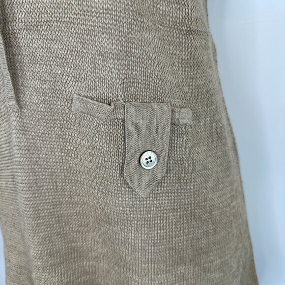 Made in Italy for Daytons Pants & Top Two Piece Set 100% Linen Sz 40 Old Money - Picture 10 of 15